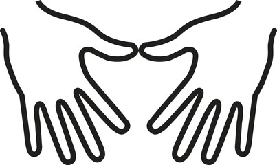 Multiethnic Diverse Hands Raised Up