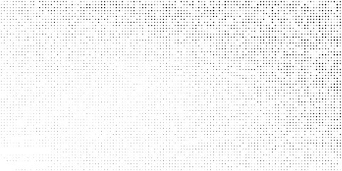 Abstract dotted halftone gradient texture. Vanishing polka dot background. Repeating dots gradation pattern simple