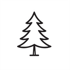 christmas tree vector illustration