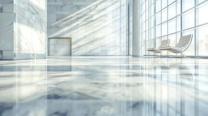 Sunlit Modern Lobby Interior Design