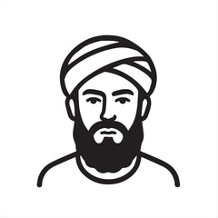 cartoon character of man