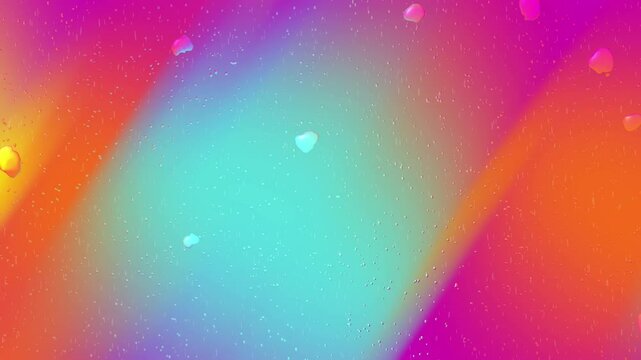 Colorful abstract background with raindrop effect suitable for Valentines Day designs or romantic concepts. Perfect for greeting cards, posters, and social media graphics.
