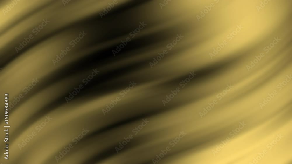 Poster abstract golden wave pattern with smooth gradients and flowing lines creating a sense of motion and 