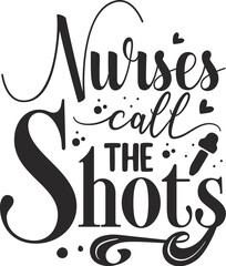 Obraz premium Nurses call the shots design vector File