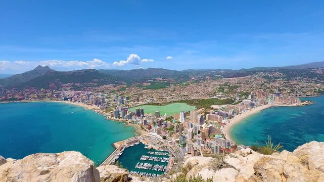 Stunning Coastal Views from the Top of Penon de Ifach in Calpe