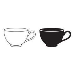 Thin line icons for minimalist digital interfaces