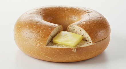 Bagels with sesame seeds