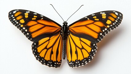 butterfly on black background