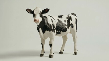 goat on a black background