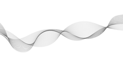 Abstract white and grey background with technology business wave lines. Abstract background with a wave curve lines. Frequency sound wave line and technology concept background.	