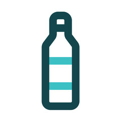 water bottle icon for illustration