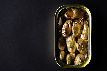 Tin Or Can Of Wood Smoked Oysters