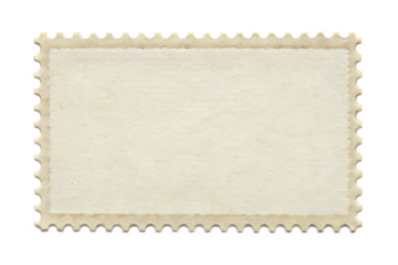  blank postage stamp clean postage stamp isolated on white background