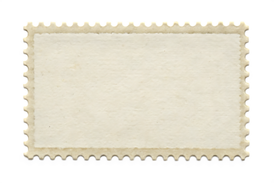  blank postage stamp clean postage stamp isolated on white background