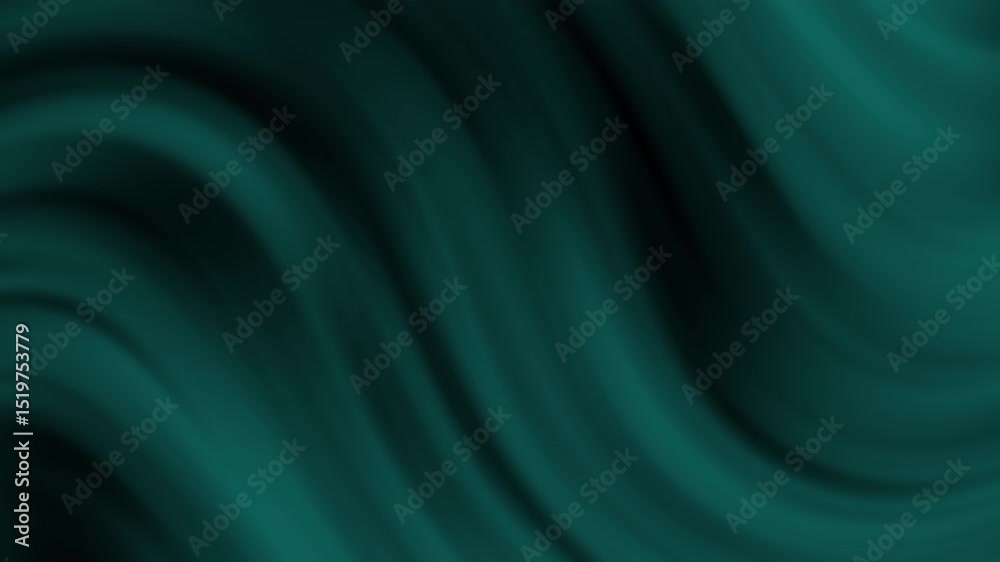 Poster smooth dark green wavy abstract background with soft flowing gradients and gentle curves, abstract t