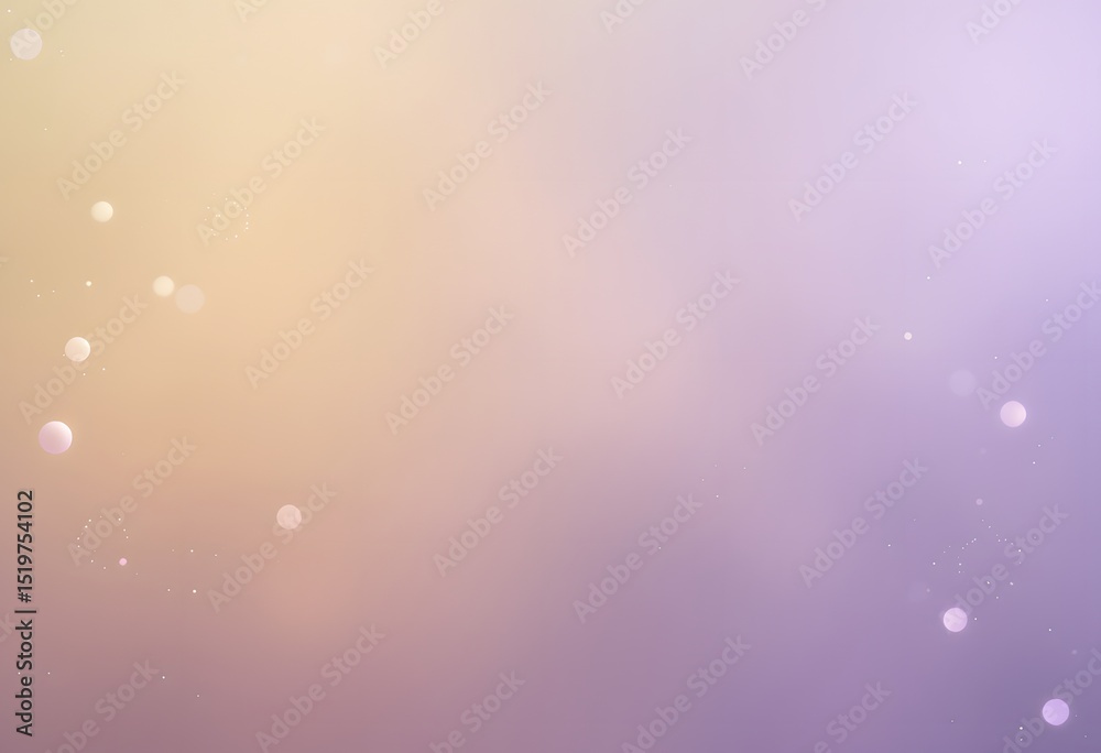 Fototapete Soft Gradient Texture Background, Light Lavender And Pale Yellow Blend. Gentle Pastel Colors Create A Calming Effect, Perfect For Presentations And Design Projects. Use This Background For Websites Or