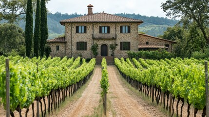 Tuscan Villa Vineyard: A Picturesque Estate