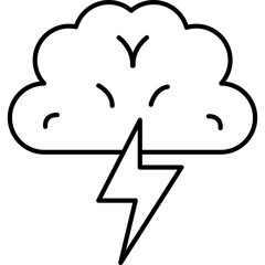 Brainstorming Idea Generation Line Icon