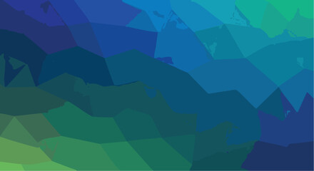 Abstract Low Polygonal Background Minimal Vector Illustration Teal, Blue, and Green Gradient Geometric Shapes