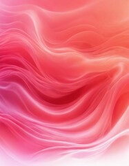 Fototapeta premium Abstract Pink and Orange Wave Background Fluid Swirls of Color