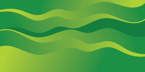 Modern liquid background with green gradient. Background composition full of dynamic dots.