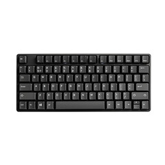 black key board on transparent background