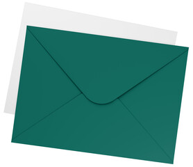 3Dイラスト_レターセット_緑