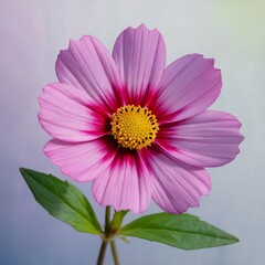 Cosmos flower high quality image, white background