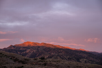 Morning Light Illuminates Montanan Ridge