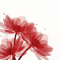 high quality Pastel Flowers image , white backgorund