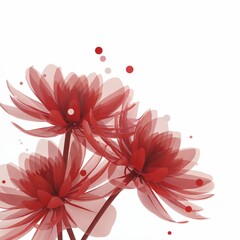 high quality Pastel Flowers image , white backgorund