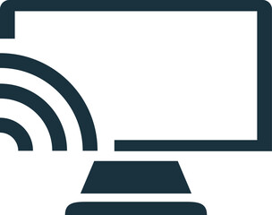 Wireless streaming technology connecting to computer monitor