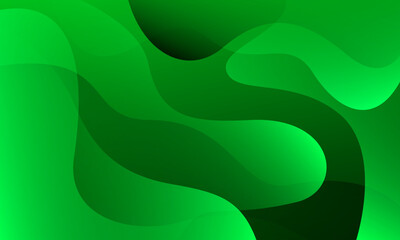 Abstract green background with waves. Eps10 vector