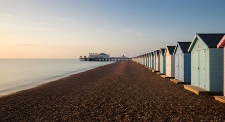 Enjoy the coastal charm of Brighton, with its lively pier, pebble beach, and colorful beach huts