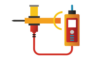 measuring device isolated on white