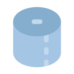 toilet paper icon for illustration