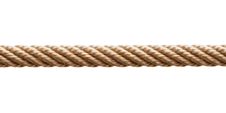  straight rope  isolated on white background PNG 