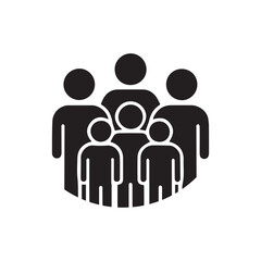 Family flat icon. Sign Family