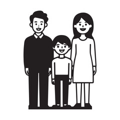 Family flat icon. Sign Family