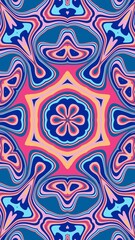 digital art in the form of a kaleidoscope