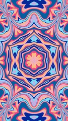 digital art in the form of a kaleidoscope