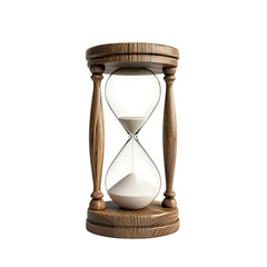  Vintage wooden hourglass