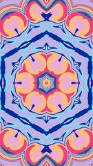 digital art in the form of a kaleidoscope