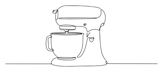 stand mixer monoline icon kitchen equipment