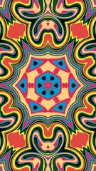digital art in the form of a kaleidoscope