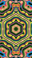 digital art in the form of a kaleidoscope