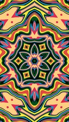 digital art in the form of a kaleidoscope