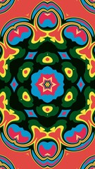 digital art in the form of a kaleidoscope