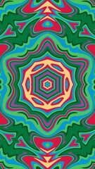 digital art in the form of a kaleidoscope