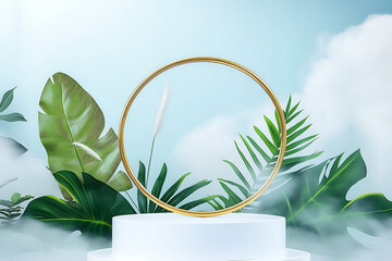 spring flowers in a pot